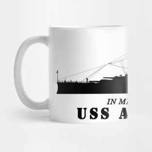 Battleship - USS Arizona - Silhouette - In Memory Of Mug